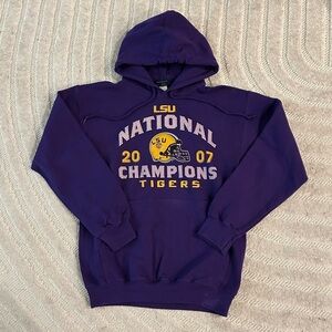 LSU Tigers Football National Champions 2007 Sweatshirt - S